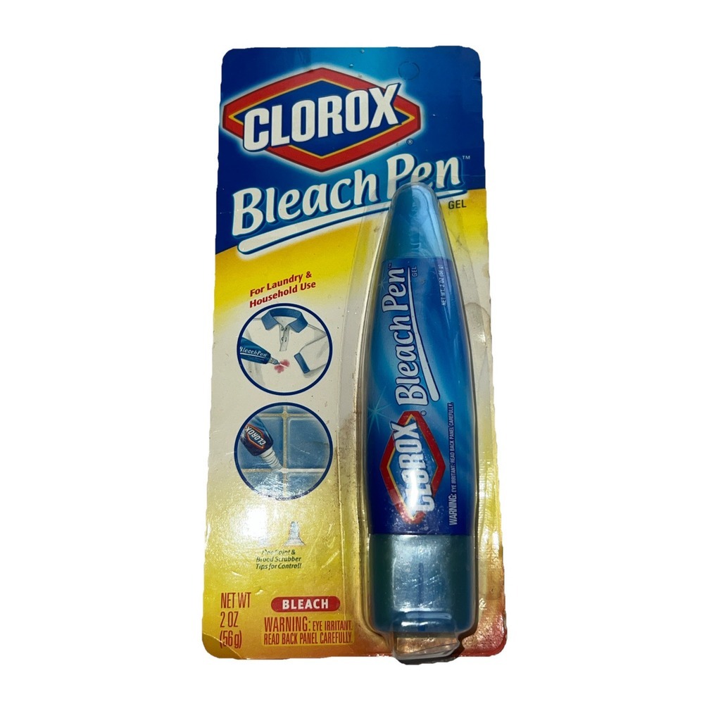 Origional Formula! HTF! Clorox Bleach Pen‎ Gel for Whites 2oz/56g Stain Remover